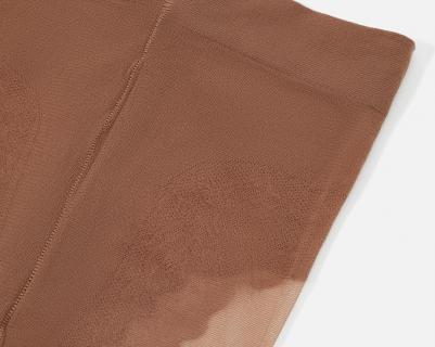 Колготки Bikini, 20 den, с ластовицей, с шортиками, размер 3, коричневый, бежевый – фото 4