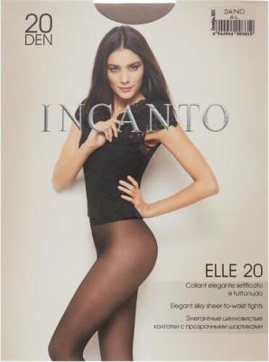 Колготки Elle, 20 den, с ластовицей, с шортиками, без шортиков, размер 4, бежевый 6944944006619 – фото 2