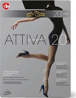 Колготки женские Attiva 20 коричневые 3 (M) 8308583229538 – фото 2