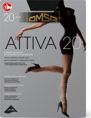 Колготки женские Attiva 20 коричневые 4 (L) – фото 3