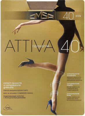 Колготки женские ATTIVA коричневые 3 (M) – фото 15
