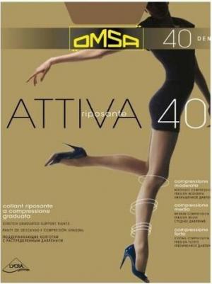 Колготки женские ATTIVA коричневые 5 (XL) – фото 14