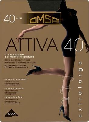 Колготки женские ATTIVA серые 6 (XXL) – фото 1