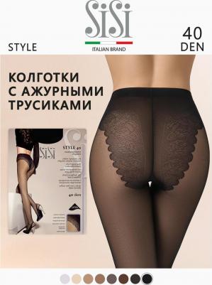 Колготки женские STYLE черные 5 (XL) – фото 1