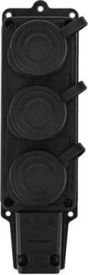 Влагозащищенная трехместная штепсельная розетка 111-113-4 – фото 4