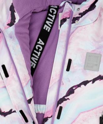 Комбинезон зимний непромокаемый с капюшоном мультицвет, 134, 224BBGA6502 – фото 2