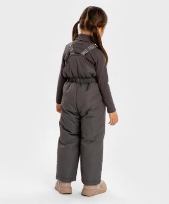 Полукомбинезон зимний водоотталкивающий серый, 128, 224BBGMC6701 – фото 3