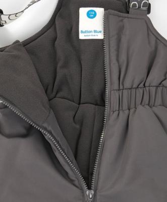 Полукомбинезон зимний водоотталкивающий серый, 128, 224BBGMC6701 – фото 4