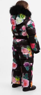 Комбинезон зимний стёганый на искусственном пуху чёрный, 128, 22401GMC6501 – фото 6