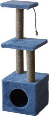 домик "Прошик" с когтеточками и игрушкой для кошек, цвет серый, 90 см Россия 1 уп. х 1 шт. х 5.2 кг – фото 2