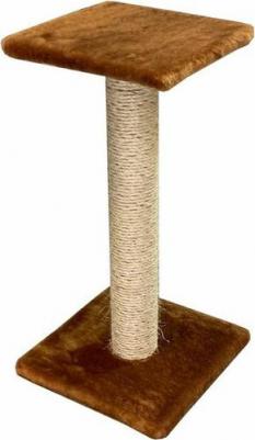 Когтеточка Зонтик, сизаль, 35х35х69 см, коричневый – фото 1