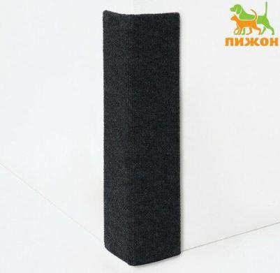 Когтеточка двойная "Пижон", ковролин, 50 х 24 см, серая 9728262