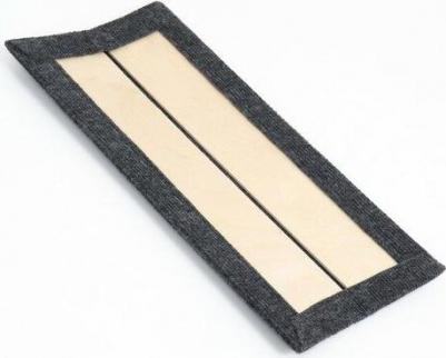 Когтеточка двойная "Пижон", ковролин, 50 х 24 см, серая 9728262 – фото 1