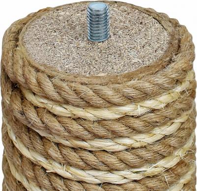 Когтеточка Эспирал, джут, сизаль, 32х32х42 см – фото 5