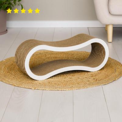 когтеточки когтеточка из гофрированного картона "Восьмерка" 67х21х25 см