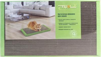 Когтеточка-лежанка Стандарт М из гофрокартона, 560х300х35мм – фото 3