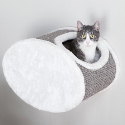 Домик-пещера с креплением на стену, 42х29х28 см, белый/серый – фото 2