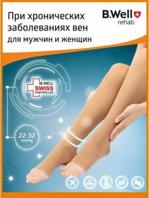 Чулки компрессионные универсальные JW-227, II класс, 22-32 mmHg 7640156396676 – фото 3