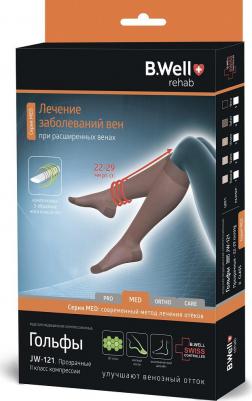 Гольфы компрессионные 2 класс компрессии JW-121 ц. Nero р.2 – фото 4