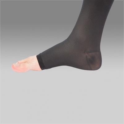 Эргоформа - компрессионные гольфы мужские, открытый носок, размер №4, черные – фото 6