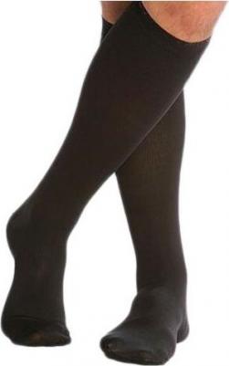 Эргоформа - компрессионные гольфы мужские, размер №2, чёрные, хлопок+синтетика – фото 7