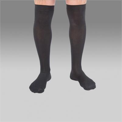 Эргоформа - компрессионные гольфы мужские, размер №2, чёрные, хлопок+синтетика – фото 9