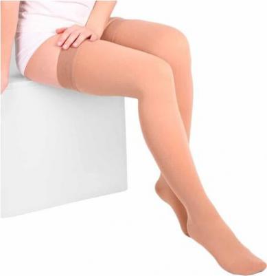 Чулки компрессионные (1 класс) NORMAL Luomma р. Lчерный – фото 1