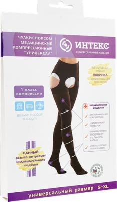 Чулки эластичные 1-й класс компрессии с поясом с закрытым носком бежевые Вид 3 Исп.2 Универсал р.S-XL – фото 2