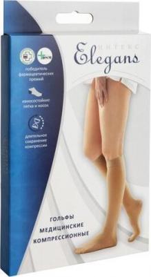 Гольфы компрессионные Элеганс 1 класс 18-22 мм рт.ст. ЭГЗ-1к размер S. бежевый – фото 2