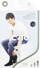 Чулки компрессионные для мужчин 4217 1 класс, черные, Удлиненное, S – фото 2