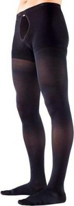 Колготки мужские 4124, 2 класс компрессии, черные, удлиненное, S