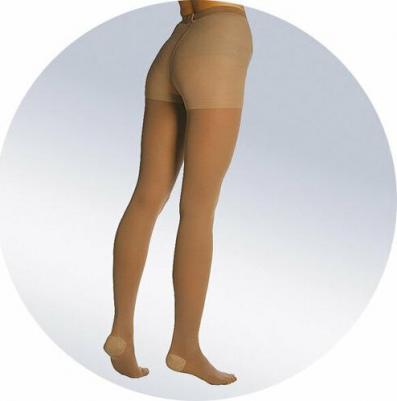 Компрессионные колготки 110 1 класс темно-бежевый р.S1