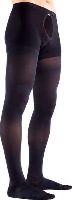 компрессионные колготки, мужские, черные, S – фото 2