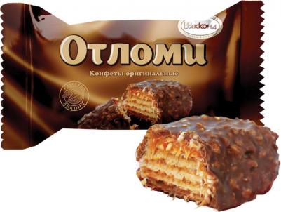 Конфеты Отломи Хрустящие вафли Мягкая карамель Арахис и воздушный рис 360 г – фото 10