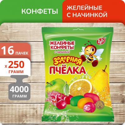 Конфеты Пчёлка микс желейные неглазированные – фото 8