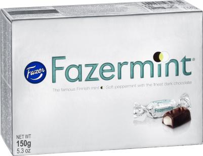 Шоколадные конфеты Fazermint с мятной начинкой 150 г
