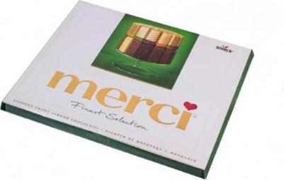 Шоколадные конфеты ассорти c миндалём 250 г – фото 1