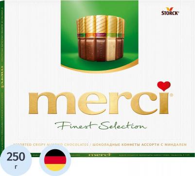 Шоколадные конфеты ассорти c миндалём 250 г – фото 12