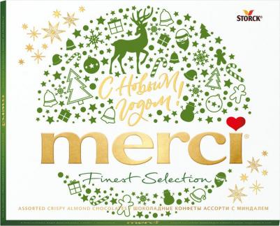 Шоколадные конфеты ассорти c миндалём 250 г – фото 19