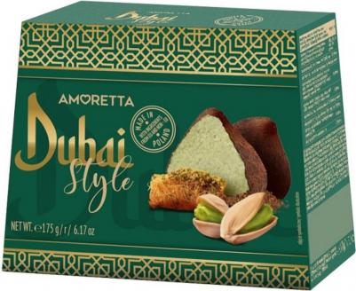 Трюфели с фисташковой начинка с посыпкой из какао 175 г