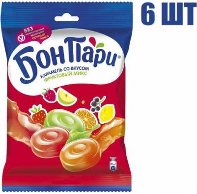 Бон Пари Фруктовый Микс леденцы, 500 г – фото 6