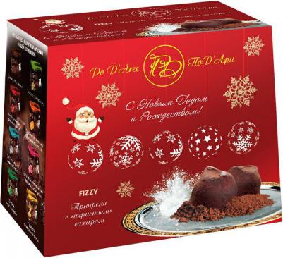 Конфеты трюфельные c игристым сахаром 160 г – фото 1