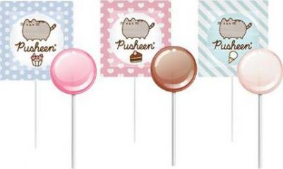 Леденцовая карамель SWEET POPS PUSHEEN круглая карамель на палочке 100 шт * 10 г – фото 3