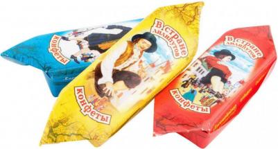 Конфеты В стране лилипутов вафельные