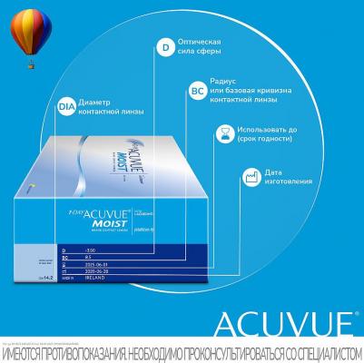1-Day acuvue moist (180 линз) – фото 14