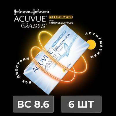Oasys 1-Day with HydraLuxe for Astigmatism (30 линз) – фото 15