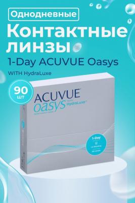 Oasys 1-Day with HydraLuxe Technology (90 линз) – фото 2