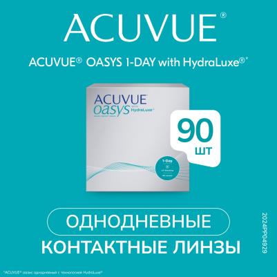 Oasys 1-Day with HydraLuxe Technology (90 линз) – фото 11