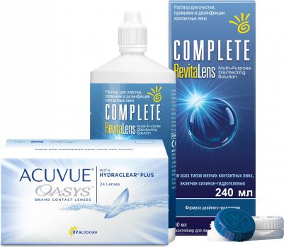 Oasys with Hydraclear Plus (24 линзы) – фото 3