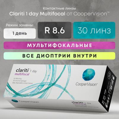 clariti 1 day multifocal (30 линз) – фото 13